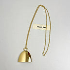 Half Moon Pendant Long Necklace - Modomu