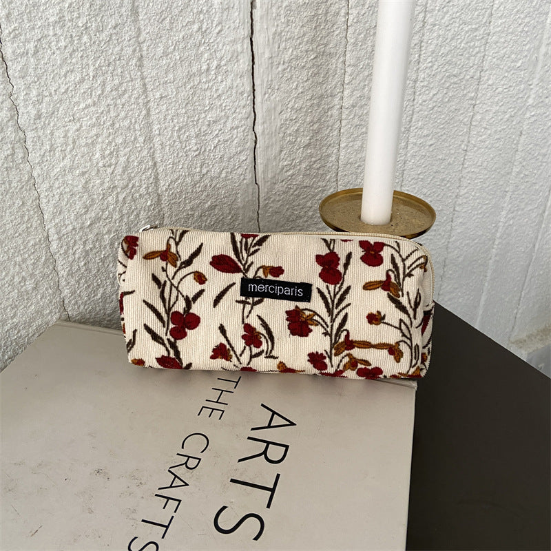 Corduroy Pencil Case Organizer - Modomu