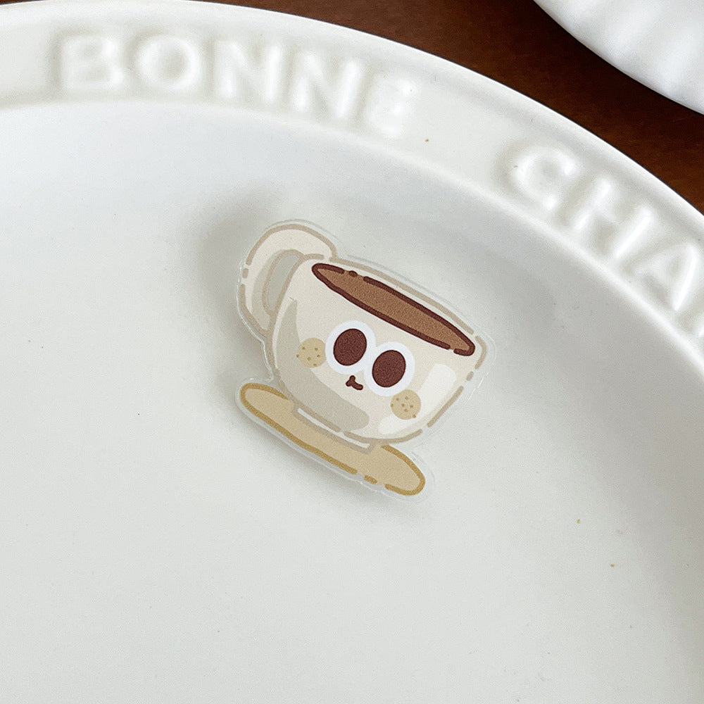 Cute Cartoon Bread Brooch Pin - Modomu