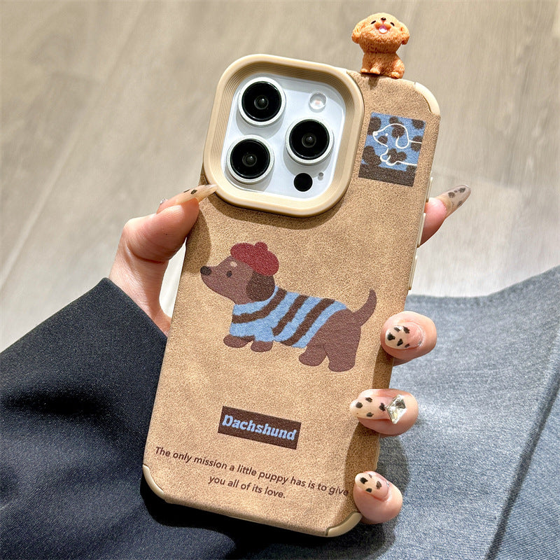 3D Puppy Topper Phone Case – Printed Dog Cases