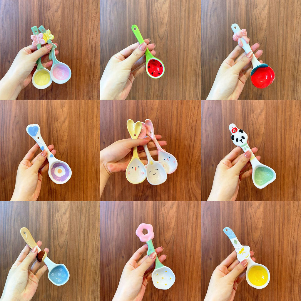 Cute Ceramic Dessert Spoon