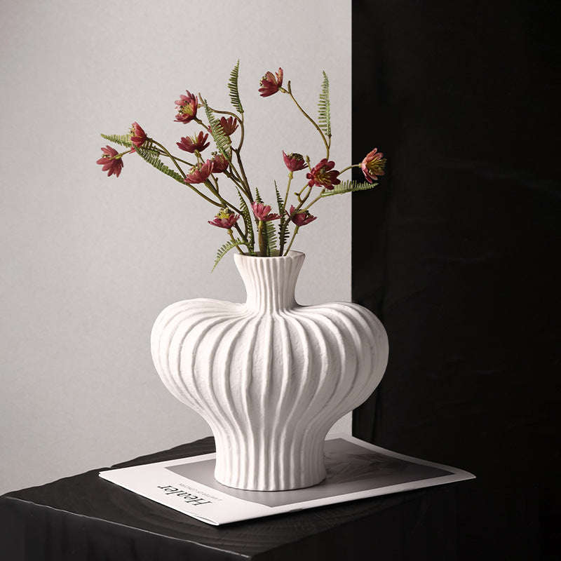 Wabi Sabi Ceramic Flower Vase