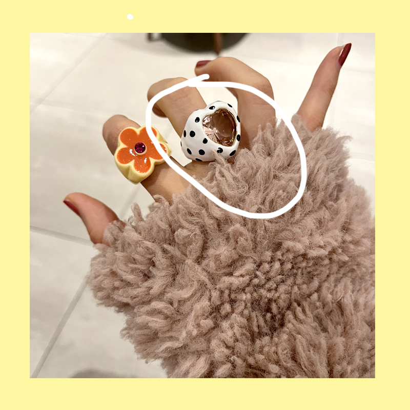 Acrylic Gem Statement Ring - Modomu