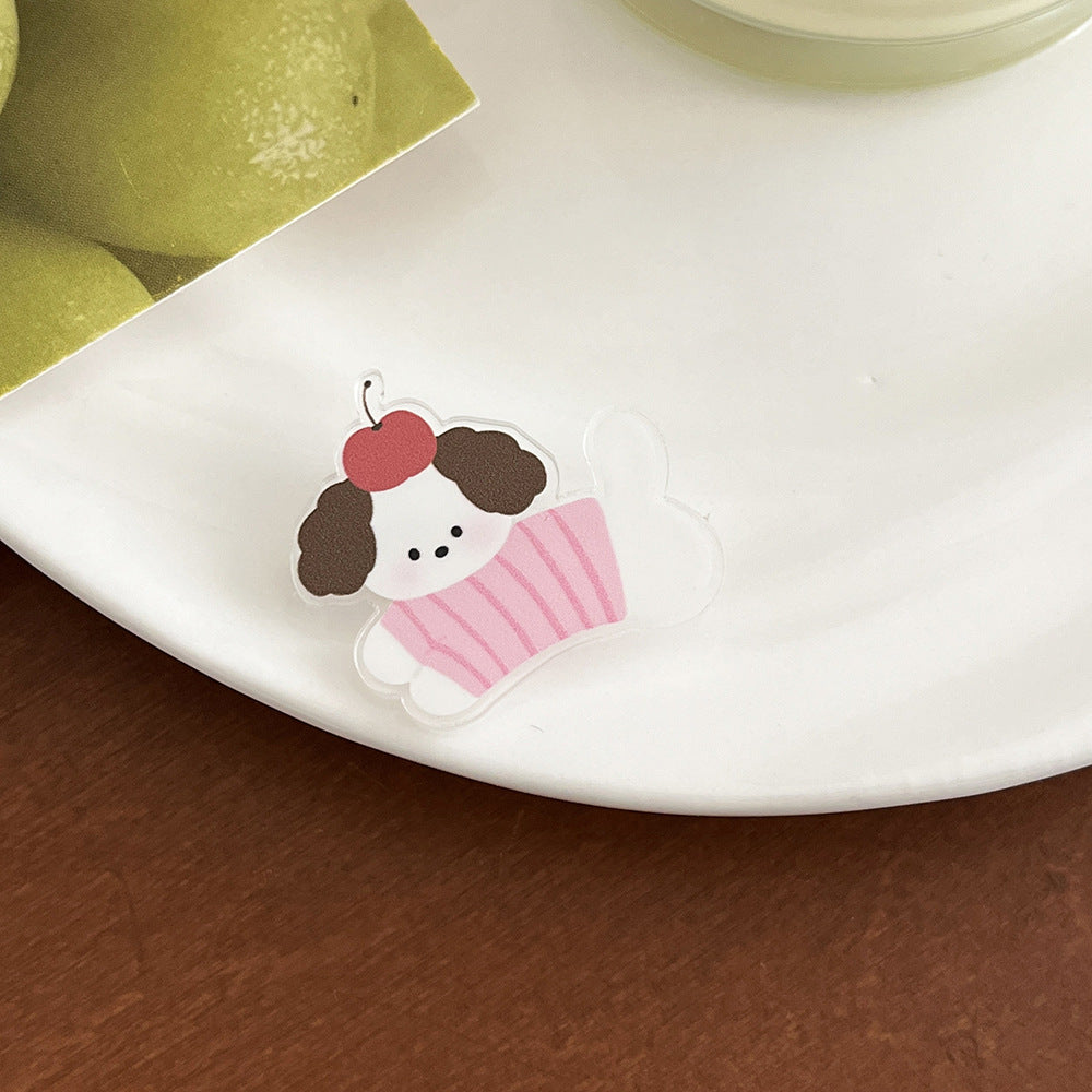 Cartoon Elephant Acrylic Brooch - Modomu
