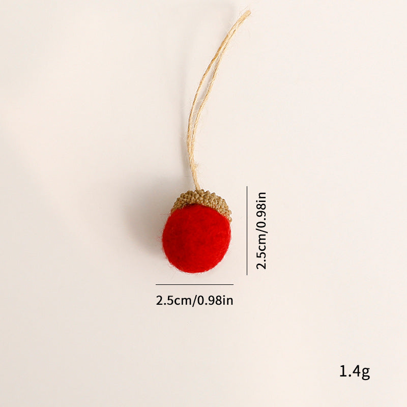 Felt Acorn Ball Craft Ornaments - Modomu