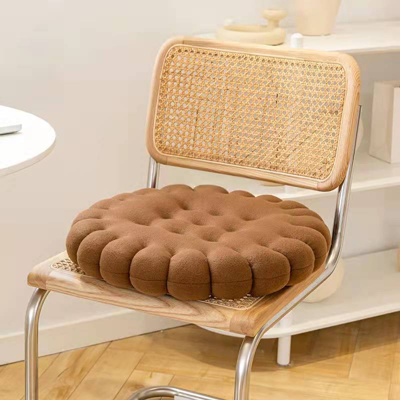 Dark Coffee Round Cushion