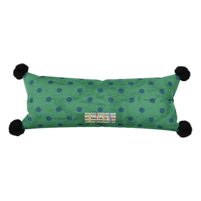 Pom Pom Polka Bolster Cushion