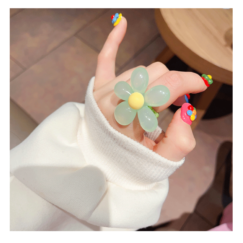 Flocking Heart Pearl Ring - Modomu