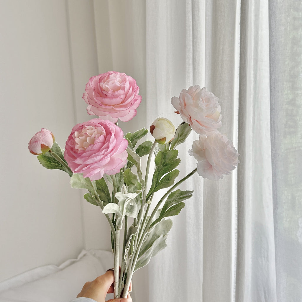 Faux Lotus Peony Stems - Modomu