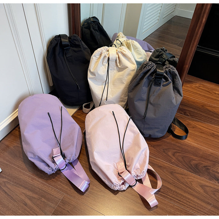 Drawstring Bucket Backpack