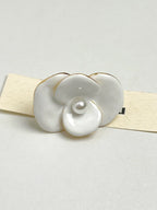 Floral Pearl Adjustable Ring - Modomu