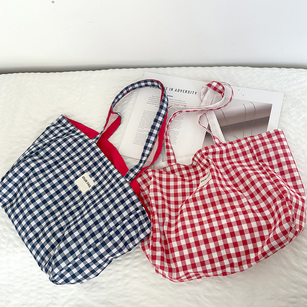 Canvas Tote Bag With Embroidery