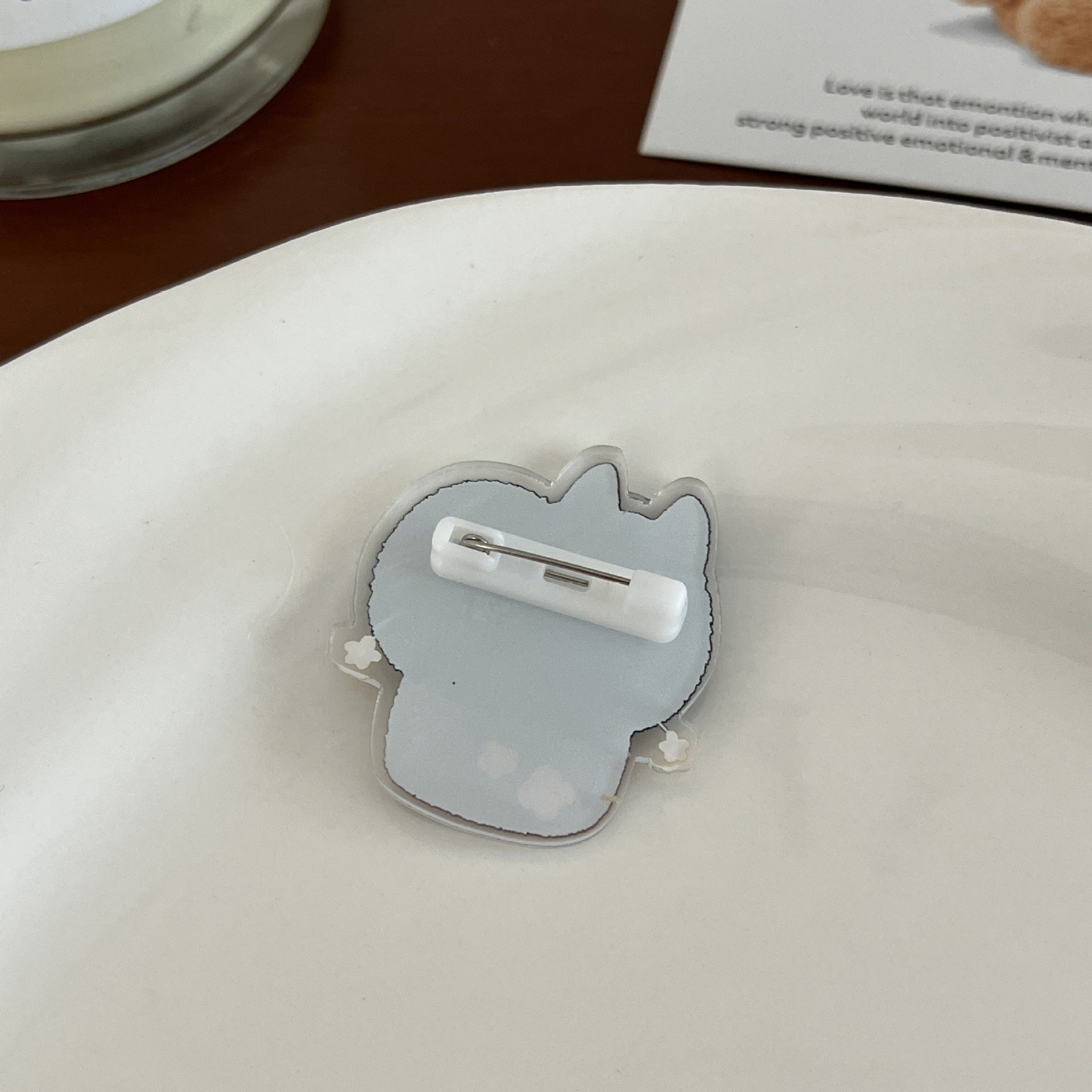 Cat Brooch Cartoon Pin