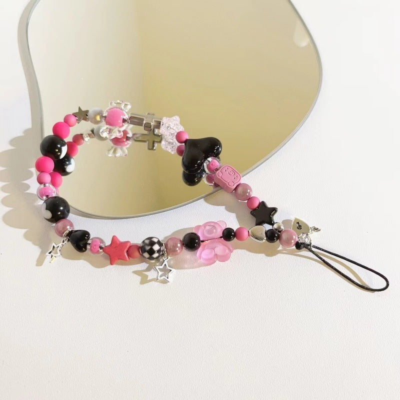 Rose Star Phone Chain