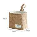 Jute Hanging Storage Basket Organizer - Modomu