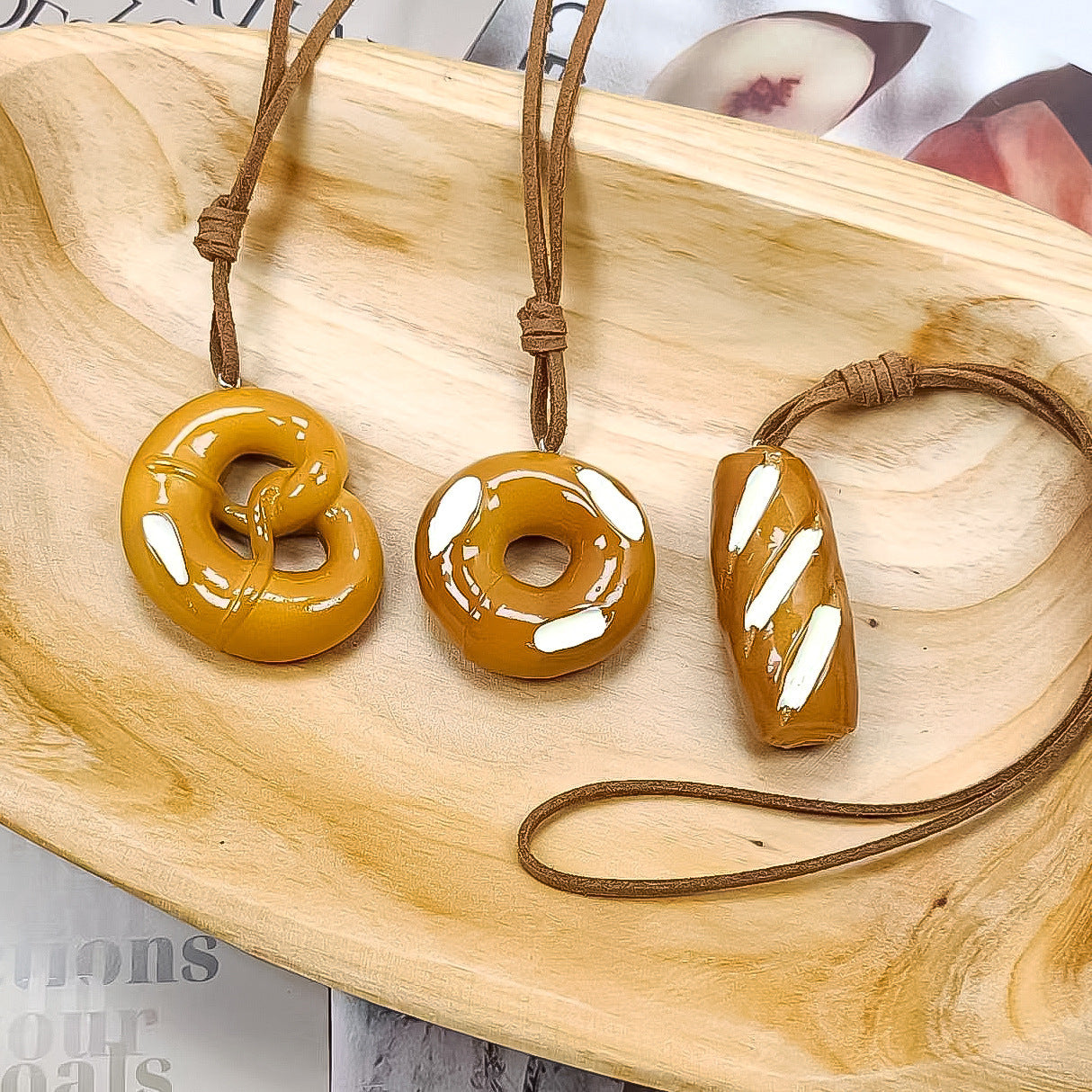 Croissant Pendant Necklace Chain - Modomu
