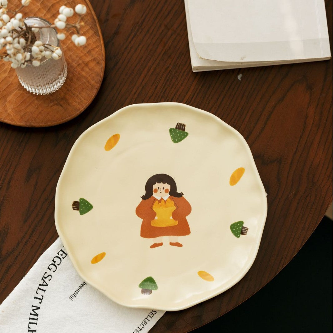 Cartoon Ceramic Bowl With Lid - Modomu