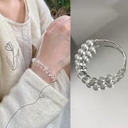 Transparent Crystal Beaded Bracelet