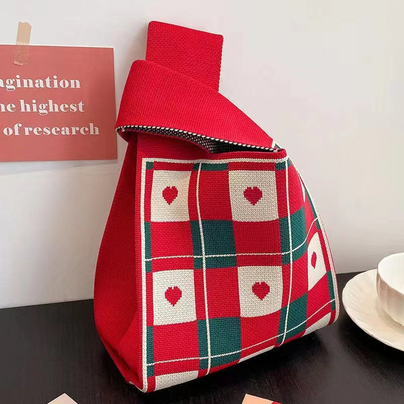 Knitted Animal Tote Bucket Bag - Modomu