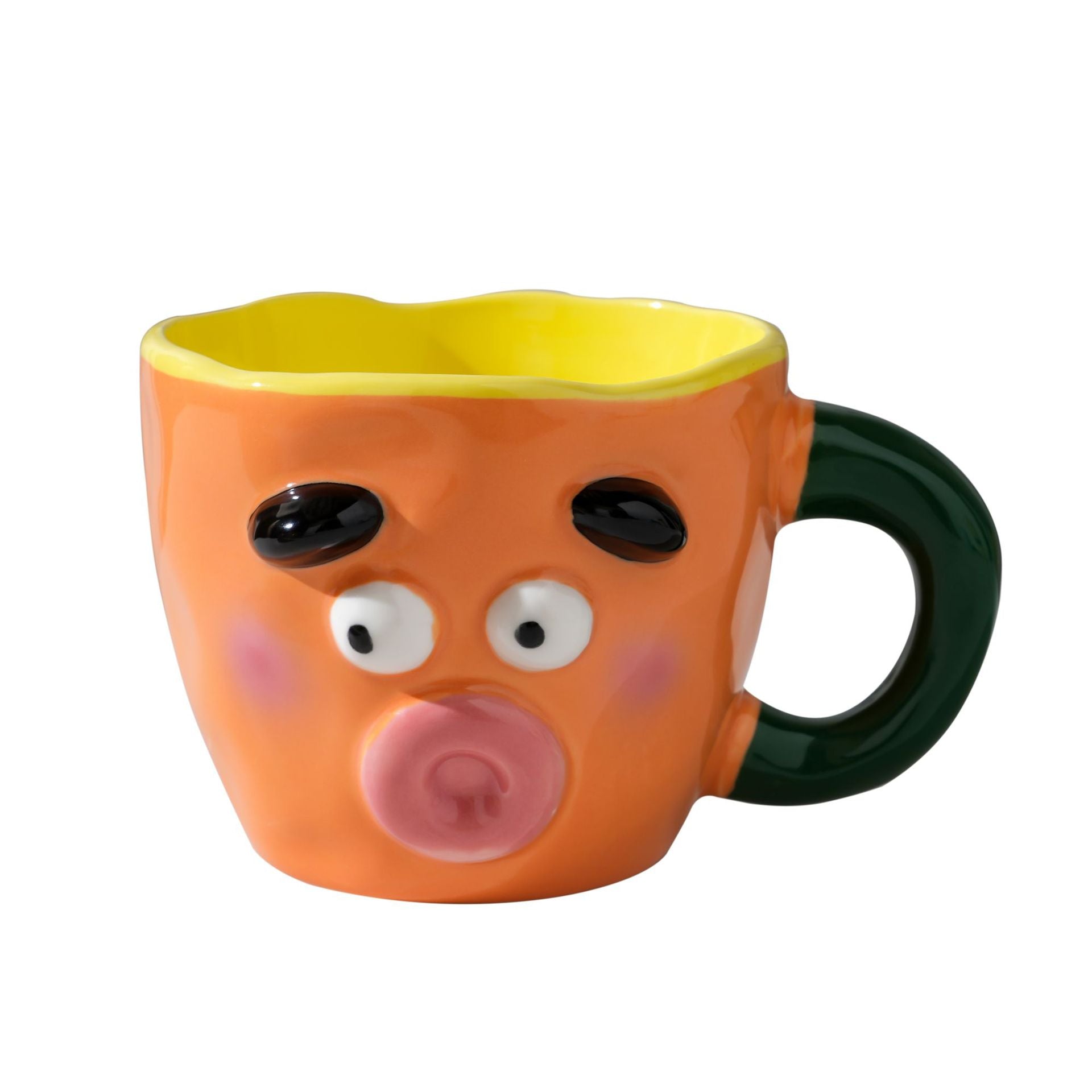 Ceramic Mug With Contrast Design