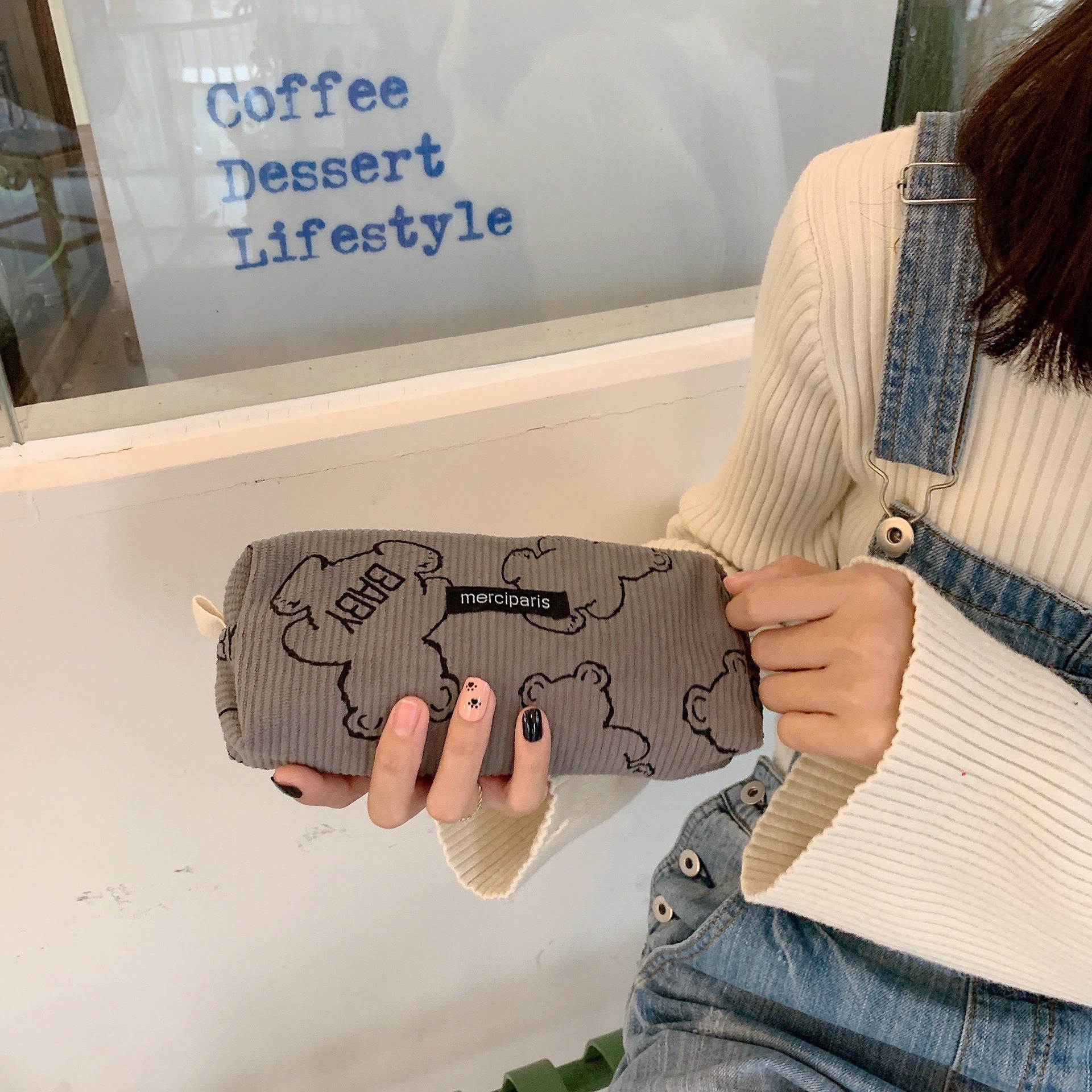 Corduroy Pencil Case Organizer - Modomu