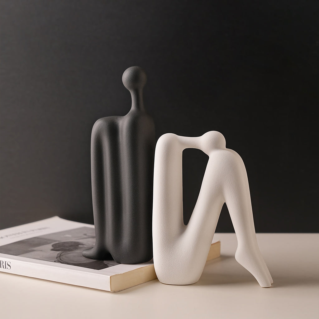 Abstract Character Bookend Sculpture - Modomu