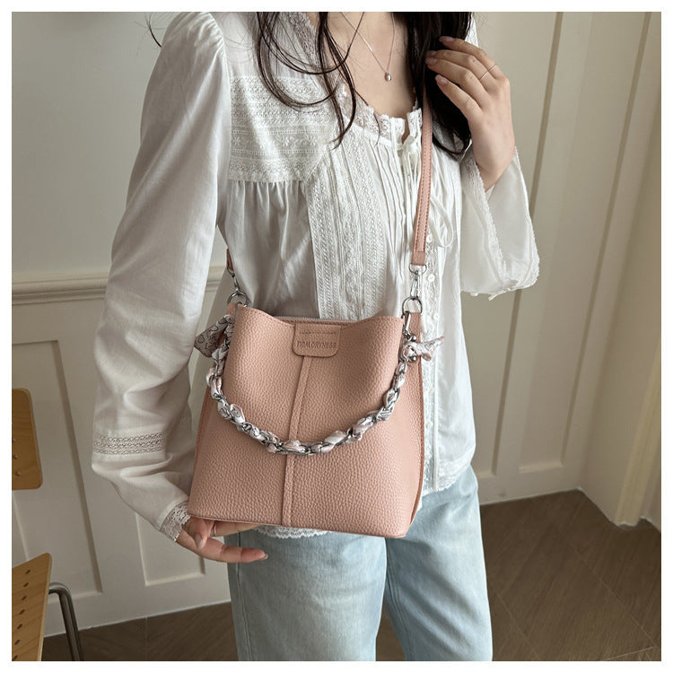 Chain Bucket Shoulder Bag