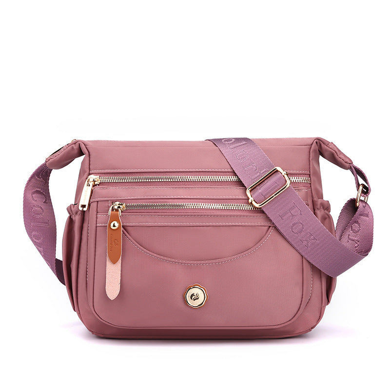 Multi-Pocket Nylon Crossbody