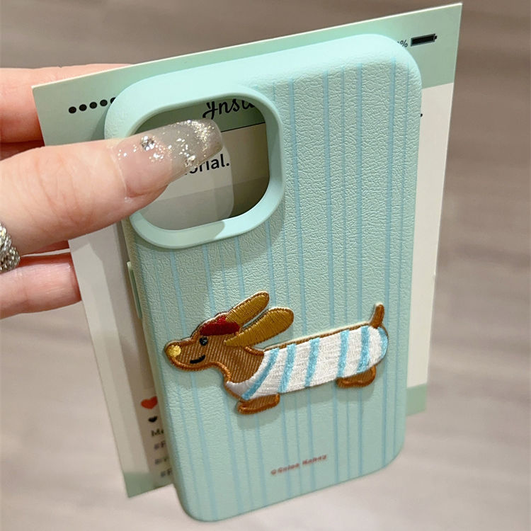 Dachshund Patch iPhone Case