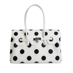 Polka Dot Padlock Tote
