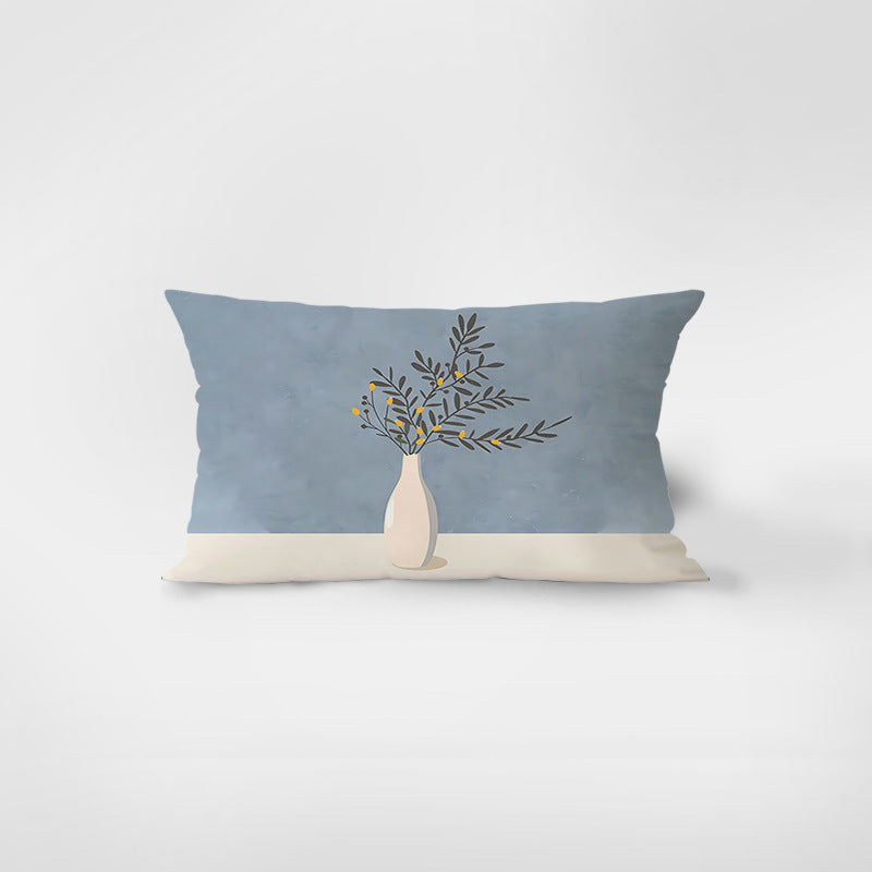 Rectangular Suede Throw Pillow Cover - Modomu