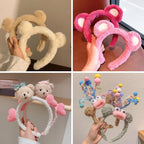 Cute Bear Plush Headband - Modomu
