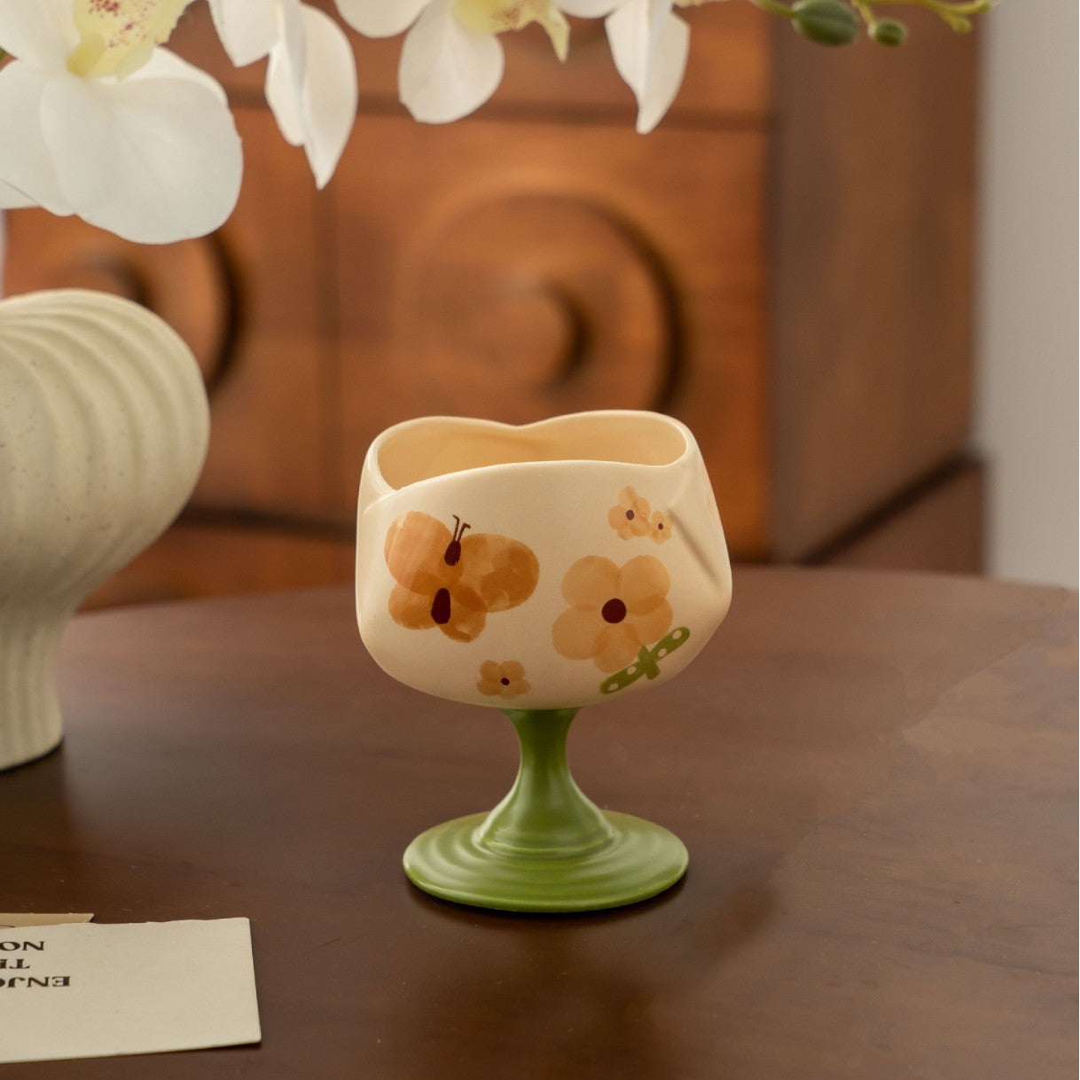 Pastoral Ceramic Lidded Mug - Modomu