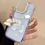 Gingham Puppy Jelly Case