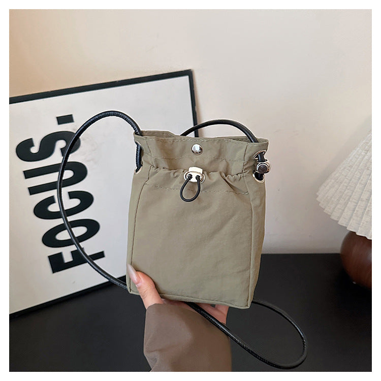 Drawstring Bucket Phone Bag