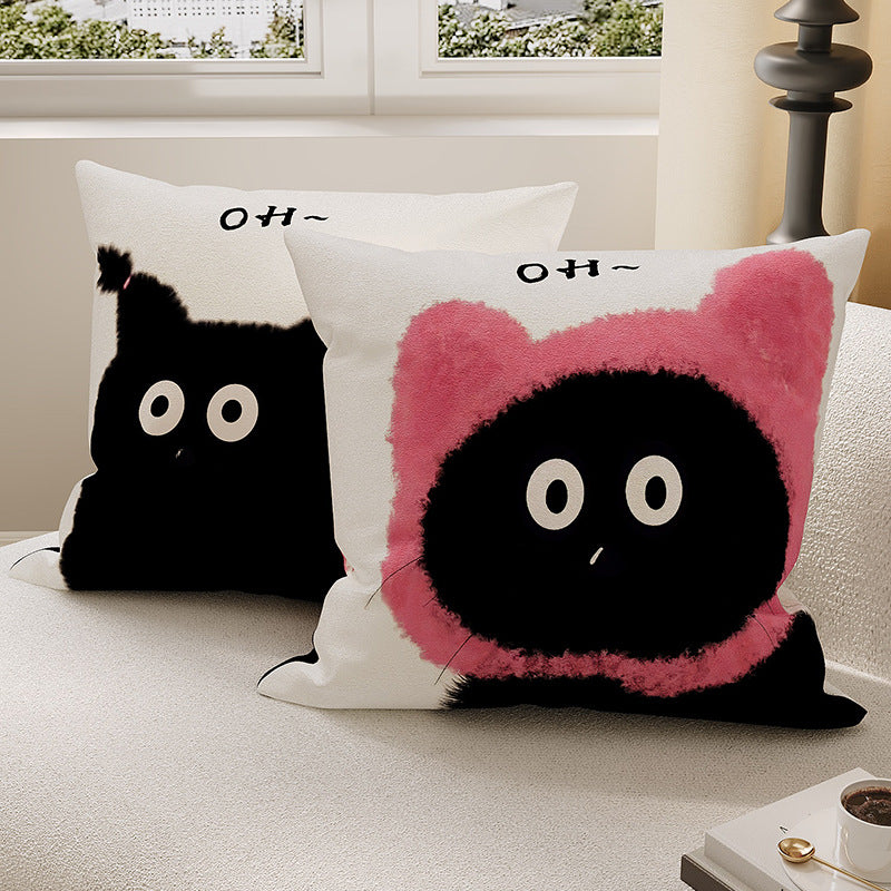 Cartoon Pet Throw Cushion – Cat Designs