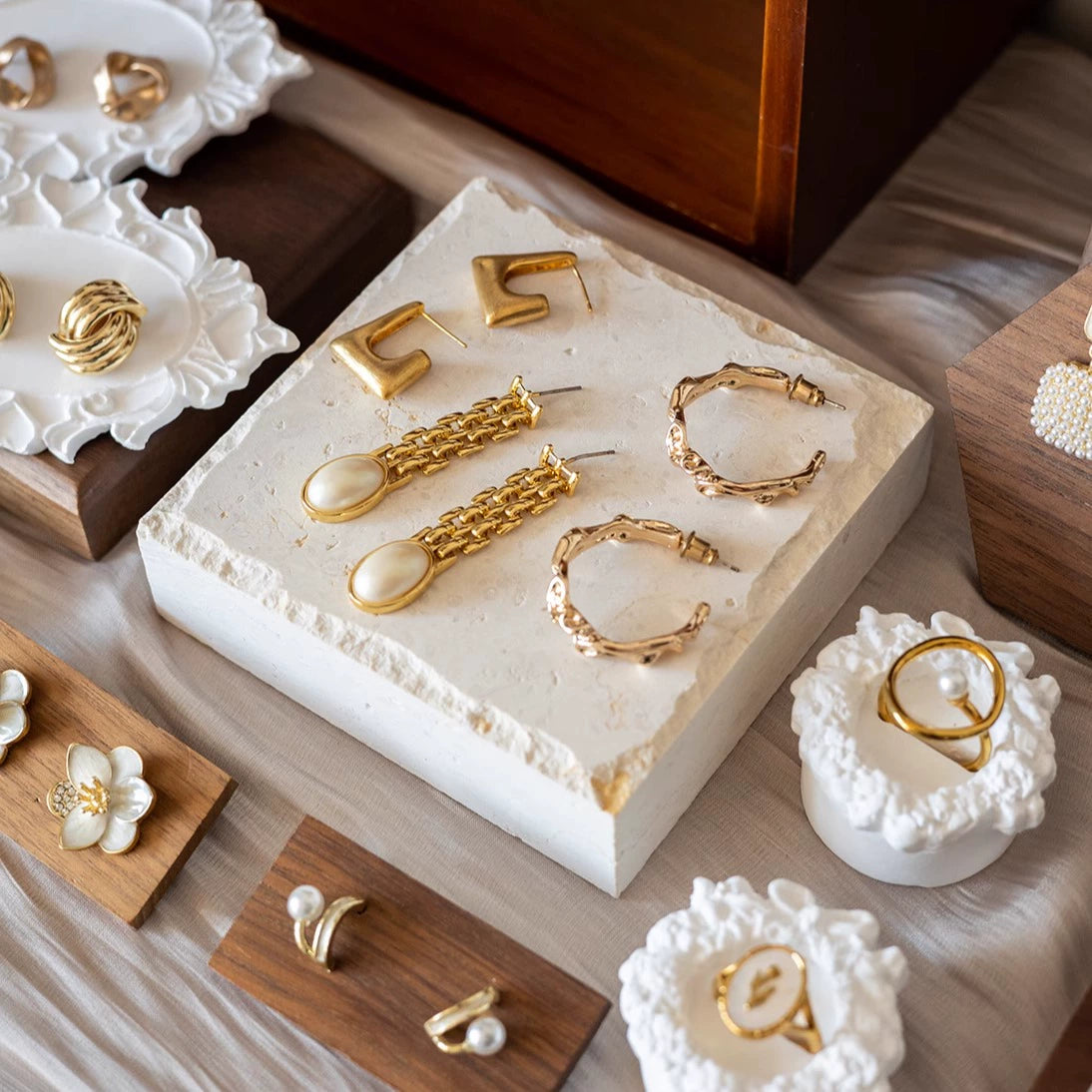 Vintage Jewelry Display Storage