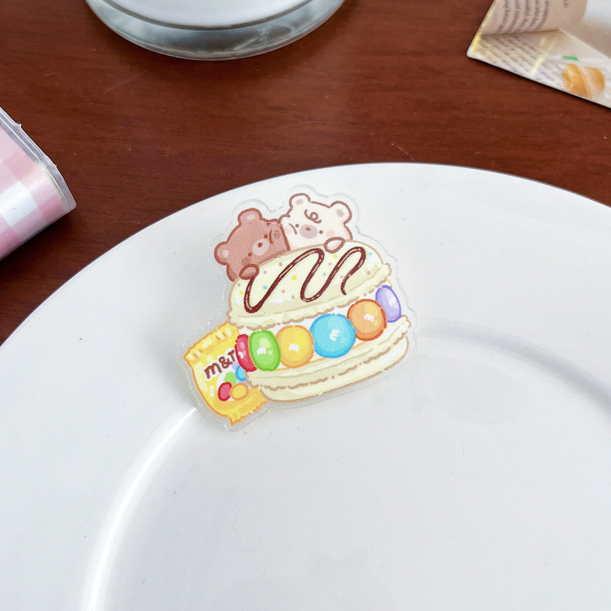Cute Cartoon Acrylic Brooch - Modomu