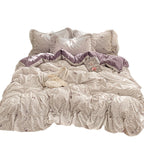 Lace Ruffle Cotton Bedding Set