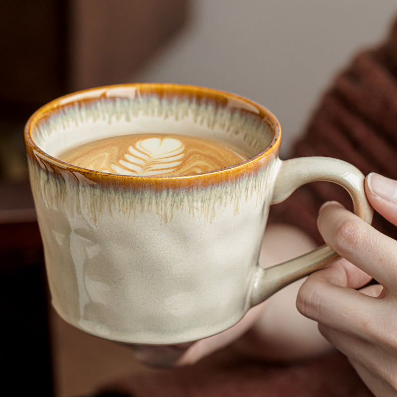 Ceramic Wave Pattern Coffee Mug - Modomu