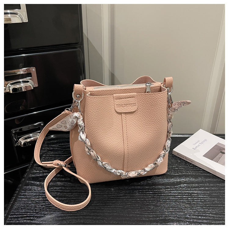 Chain Bucket Shoulder Bag
