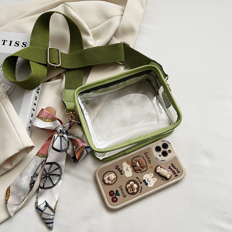 Clear Box Crossbody Bag