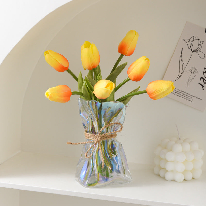 Irregular Transparent Glass Vase - Modomu