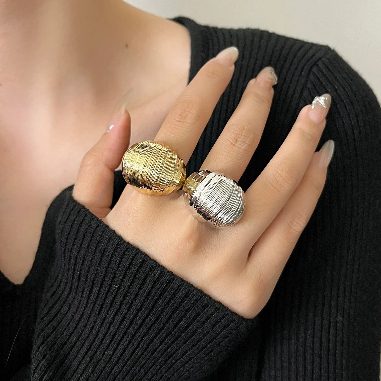 Textured Open Arch Ring - Modomu