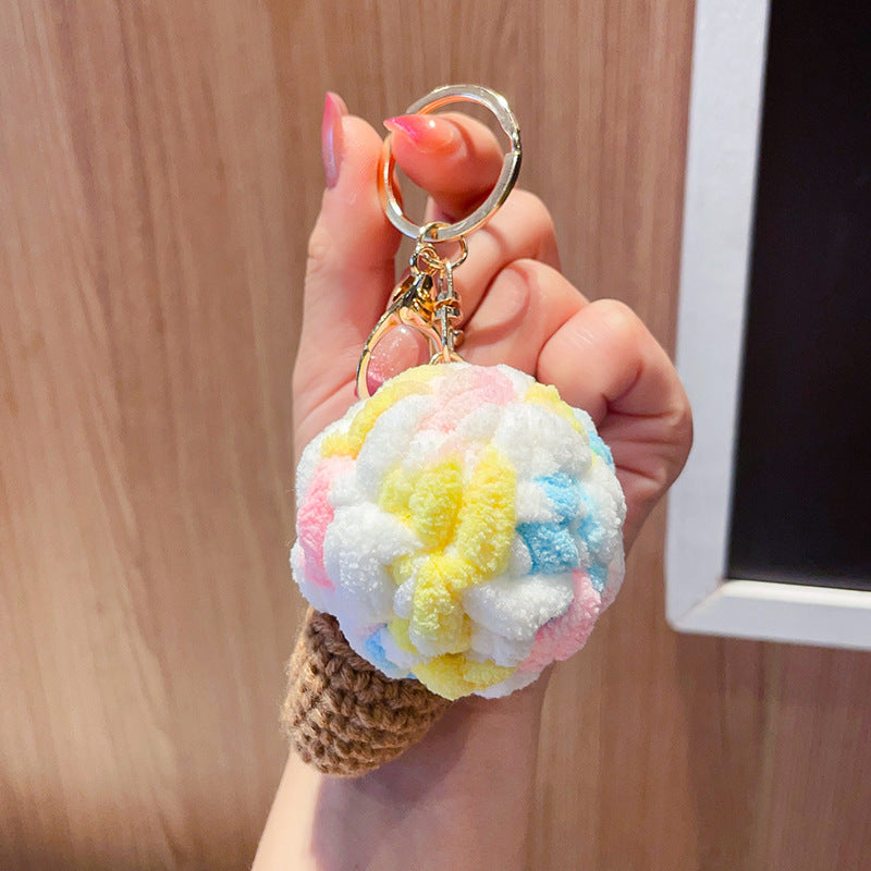 Plush Ice Cream Keychain Charm - Modomu