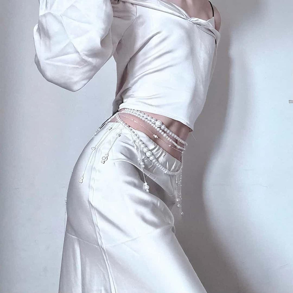 Pearl Multi Layer Waist Chain