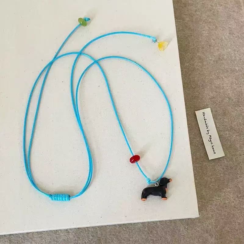 Cartoon Dog Pendant Necklace - Modomu