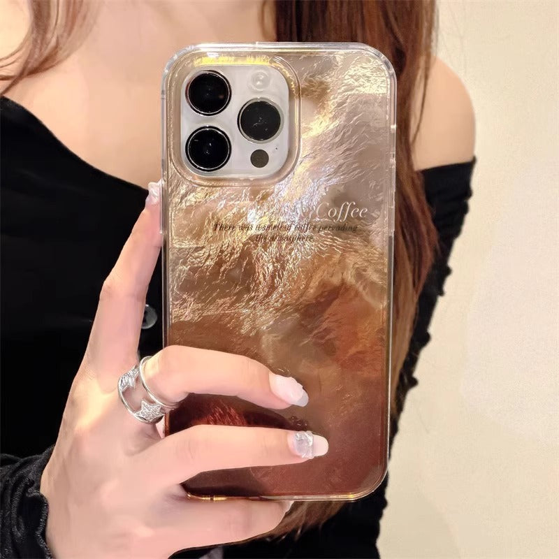 Coffee Foil Gradient iPhone Case