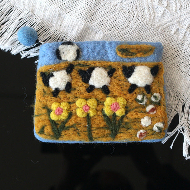 Handmade Sheep Coin Pouch - Modomu