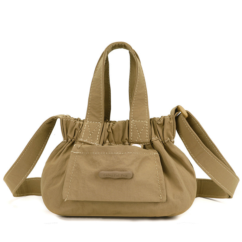 Foldable Ruched Crossbody
